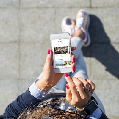 The Dubai Design Week app. Courtesy Dubai Design Week