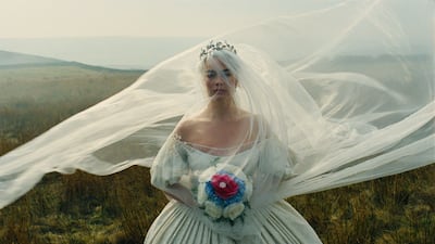 Margot Robbie in Wuthering Heights. Searches for 'West Yorkshire' have surged online following the release of the film. Alamy Stock Photo