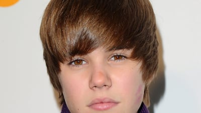 Justin Bieber at the launch party for Vevo, a premium music video and entertainment experience, created by Universal Music Group, Sony Music Entertainment and YouTube, in New York, December 2009. Peter Kramer / AP Photo