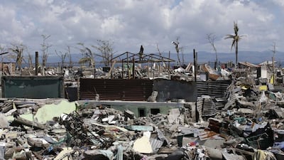 The devastation left by the typhoon in Tacloban in the Philippines – global warming may be increasing the intensity of such storms but no one can be sure as yet. Some scientists even believe the warming, manmade or not, is saving the planet from the next Ice Age, which is already over due. Bullit Marquez / AP Photo