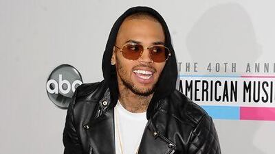 The singer Chris Brown will perform at Meydan Racecourse in Dubai tomorrow. Jason Merritt / Getty Images / AFP