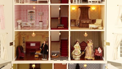 Georgian doll's house from Dragons of Walton Street