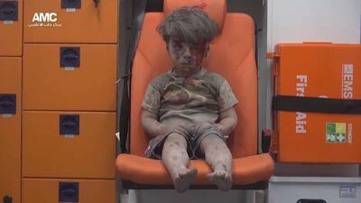 Omran Daqneesh. Aleppo Media Centre / EPA
