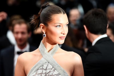 Bella Hadid at Cannes. Vittorio Zunino Celotto, Getty Images