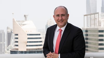Oliver Schutzmann, chief executive of Dubai-based investor relations consultancy Iridium. Duncan Chard / The National