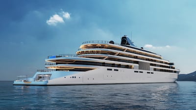 The recently announced 'Project Sama' superyacht by Aman and Cruise Saudi. Photo: Sinot