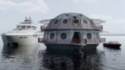 Floating villas could be used as private homes and military bases.