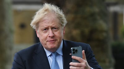 Boris Johnson’s old phone is expected to contain messages relating to the ordering of Covid lockdowns. EPA