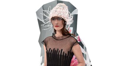 Models from Chanel show off the season’s best headwear looks. Pascal Le Segretain / Getty Images