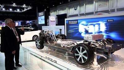 The future of transport and a focus on the end user of energy will be a big theme of Abu Dhabi's staging of the World Energy Congress. Satish Kumar / The National