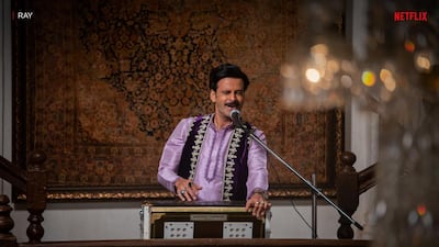 Acclaimed Indian actor Manoj Bajpayee stars in 'Ray'. Courtesy Netflix