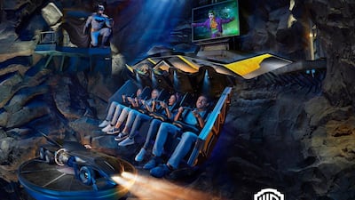 Batman: Knight Flight is now open at Warner Bros World Abu Dhabi. Courtesy Warner Bros World Abu Dhabi