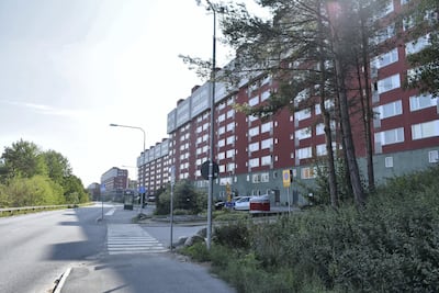 Crime rates in estates like Fittja have dominated the debate around the upcoming election. Gareth Browne/The National