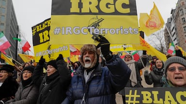 The Iranian diaspora in Europe, including in Brussels, has pushed for the listing of the IRGC as a terror organisation for years. EPA