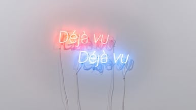 Deja vu by Raed Yassin – the inspiration for the eponymous group show in Concrete, which will feature artists represented by 18 UAE galleries. Photo: Gallery Isabelle