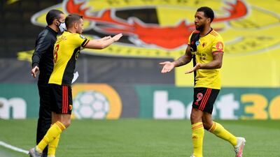 SUBS: Tom Cleverley (On for Deeney 85'): NA. Getty