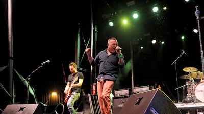 Singer Steve Harwell from the US pop band Smash Mouth. AFP