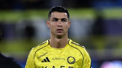 Al Nassr's Cristiano Ronaldo was absent for the game against Al Riyadh. Reuters