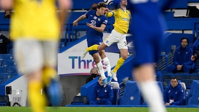 Marcos Alonso 6 - An early run into the box almost saw Alonso get on the end of a Ziyech cross at the back post but Brighton were alert to the danger from that point. EPA