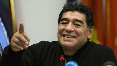 Former Argentina footballer and manager Diego Maradona says he can lead Venezuela's national team to the 2018 World Cup in Russia. Giampiero Sposito / Reuters