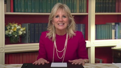 ill Biden held a Zoom call with fellow teachers during her first full day as first lady of the US. YouTube