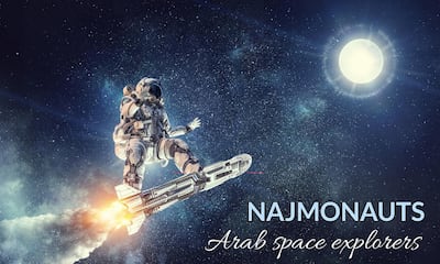 A poster promoting the term 'najmonauts'. Courtesy Lisa La Bonte
