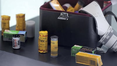 A variety of different camera films. Chris Whiteoak / The National