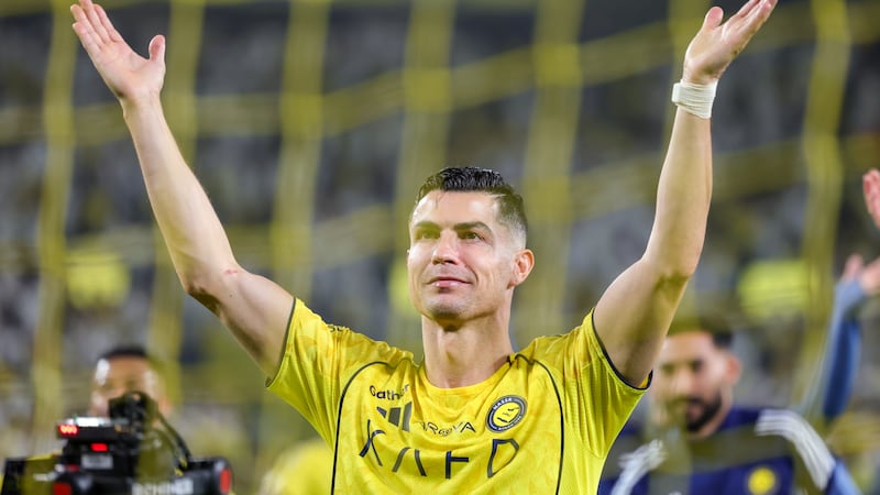 Al Nassr players preparing for match