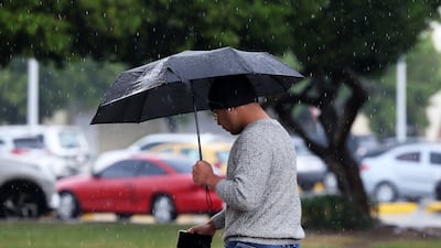 Residents are urged to prepare as more showers in parts of the UAE have been forecast by the National Centre of Meteorology. Pawan Singh / The National