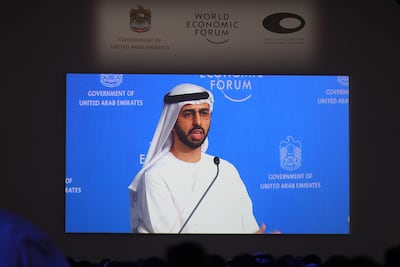 Omar Al Olama, Minister of State for AI, Digital Economy and Remote Work Applications, at the World Economic Forum event. Photo: World Economic Forum