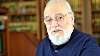 Libyan artist and calligrapher Ali Omar Ermes