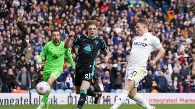 Leeds United 2 (Rodrigo 14', Gelhardt 90+4') Norwich City 1 (McLean 90+1'). Leeds secured their first win under manager Jesse Marsch when substitute Joe Gelhardt - on the pitch for less than two minutes - scored the winner against the rock-botton Canaries. PA