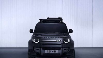 A Defender 130 Outbound gets ready to roll