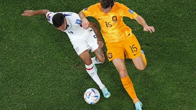 Marten de Roon 6 - Calmed everything down after the USA’s powerful start, then helped Holland control the game – even with less possession. AFP