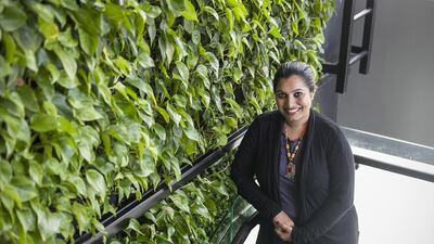 Ursula Manvatkar, managing director and founder of Medulla, a business that partners companies with CSR projects around the Middle East. Mona Al Marzooqi / The National