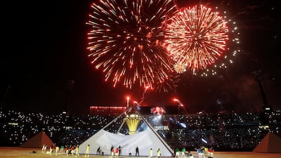 Soccer Football - Africa Cup of Nations 2019 - Group A - Egypt v Zimbabwe - Cairo International Stadium, Cairo, Egypt - June 21, 2019 General view during the opening ceremony before the match REUTERS/Amr Abdallah Dalsh