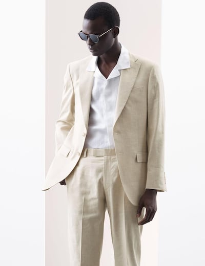 Linen jacket at Marks & Spencer