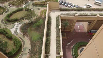 The view from the balcony