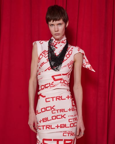 Mrs Keepa presented at day two of Dubai Fashion Week. Photo: DFW