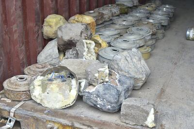 The mines planted in mountainous areas are disguised as rocks but are also concealed in sandy dunes, Wam reported. Wam