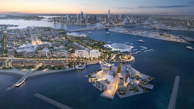 Saadiyat Cultural District is nearing completion, with Natural History Museum Abu Dhabi and Zayed National Museum now open. Photo: Baccarat Residences