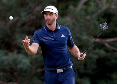 Dustin Johnson finished joint-second in Abu Dhabi last year. Matt York / AP Photo