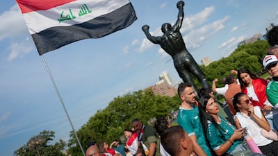 Iraq face France in their second World Cup Group I match in Philadelphia. Joshua Longmore / The National
