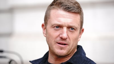 Tommy Robinson failed to turn up for questioning over his assets. PA