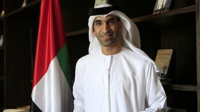 Dr Thani Ahmed Al Zeyoudi, Permanent Representative of the UAE International Renewable Energy Agency and Director of Energy and Climate Change at the Ministry of Foreign Affairs in Abu Dhabi. Ravindranath K / The National