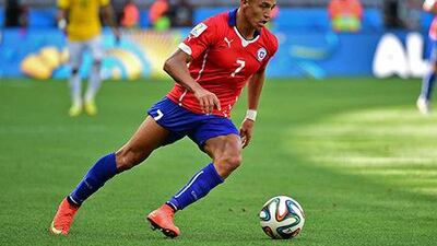 Alexis Sanchez was in excellent form for Chile at the Fifa World Cup. Martin Bernetti / AFP