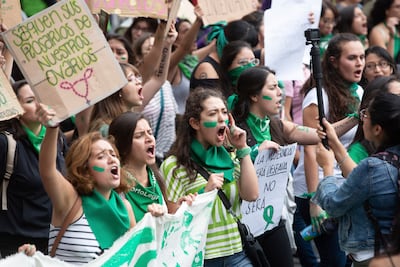 Decades ago, Mexican activists drove women into the US to terminate their pregnancies at clinics. Now it’s women in the US who are facing more challenges to access abortion services and, once again, Mexican activists are stepping up to offer support. AP