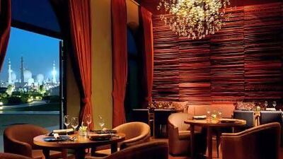 The Chinese restaurant Li Jiang at the Ritz-Carlton Abu Dhabi, Grand Canal. Courtesy Li Jiang