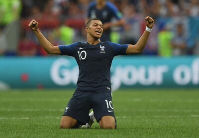 Kylian Mbappe shone for France at the World Cup. Getty Images