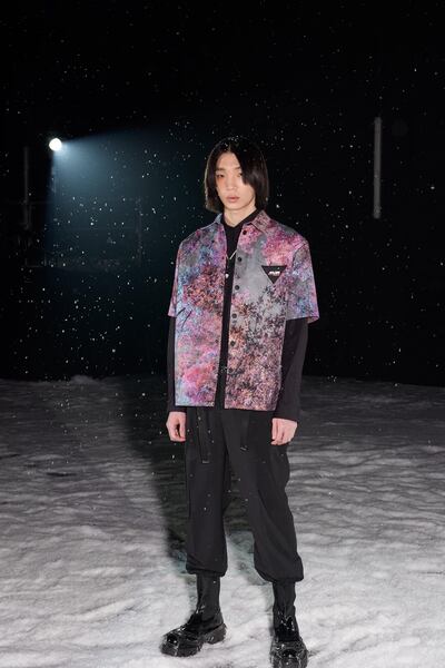 MSGM infused its autumn / winter 2021 collection with climbing gear. Courtesy MSGM